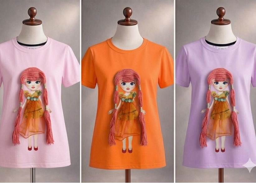 3D Doll with real hair and dress - Dazzle