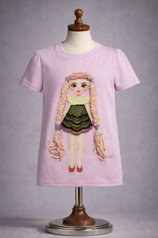3D Doll with real hair and dress - Keepsake Tee