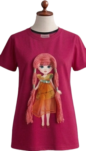 3D Doll with real hair and dress - Dazzle