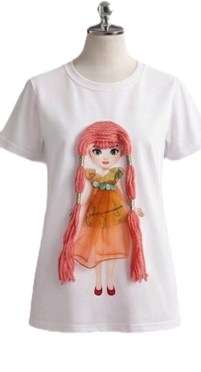 3D Doll with real hair and dress - Dazzle