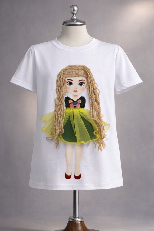 3D Doll with real hair and dress - Keepsake Tee