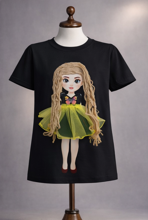 3D Doll with real hair and dress - Keepsake Tee